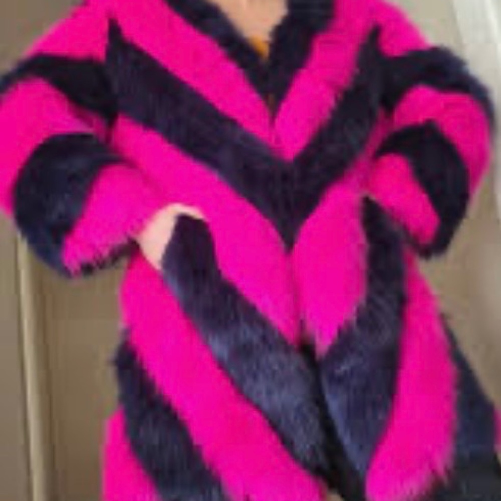 Rare faux fur coat